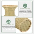 thumbnail image 6 of Homoyoyo Woven Vase for Home Decor Rustic Minimalist Flower Arrangement for Room Decoration, 6 of 8