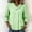 Green women plaid button down shirt a1, variant on Women Collared 3/4 Sleeve Button Down Plaid Blouse Casual Basic Tshirt Travel Summer Tops Comfy Office Work Shirt, Orange 2XL