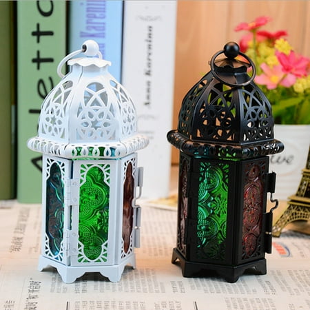 - Vintage Hollow Hanging Candle Holder Candlestick Lantern Stand Home Decoration