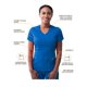 thumbnail image 3 of Conjunto médico deportivo moderno Adar Pro para mujer - Top médico moderno con cuello en V y pantalones médicos estilo jogger de yoga - P9500 - Azul real - XS, 3 of 5