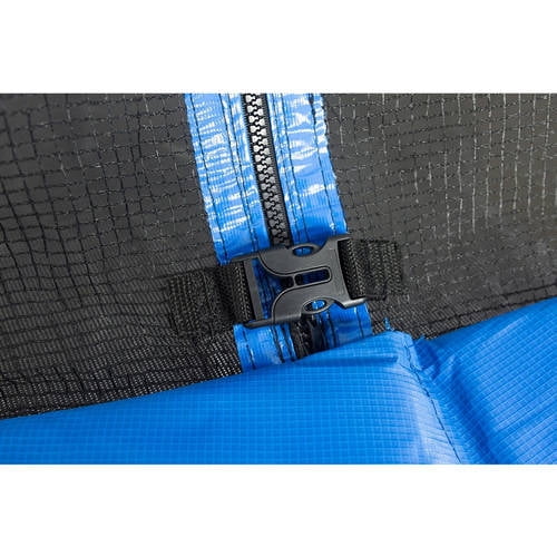 Merax 12-Foot Trampoline, with Safety Enclosure, Blue