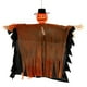 thumbnail image 1 of Decoración de Halloween con cabeza de calabaza colgante con pajarita y sombrero de copa para exterior e interior (45 x 50 cm, naranja/gris), 1 of 3