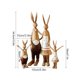 thumbnail image 3 of ¡Bienvenido a nuestra tienda! Este adorno familiar de conejos está hecho con una excelente artesanía, perfecto para la decoración del hogar, la oficina, la escuela y más., 3 of 9