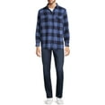 thumbnail image 2 of George Men's Long Sleeve Flannel Shirt, 2 of 5
