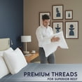 thumbnail image 3 of Utopia Bedding King Bed Pillow, 36"L x 18" W, Set of 2, Soft and High-Quality, Gusseted Pillow for All Sleep Positions (White), 3 of 7