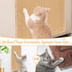 thumbnail image 4 of 2 Alfombrillas para rascar Gatos de Pared, 60 x 40 cm, de sisal Natural Grande, para Gatos, Autoadhesivas, para Gatos, para sofá, alfombras, Muebles y Puertas, protección contra arañazos (marrón), 4 of 7