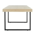 thumbnail image 3 of Safavieh Cael 33" Scandinavian Dining Table, Sand/Black, 3 of 4