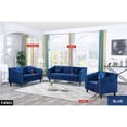thumbnail image 7 of PonLiving 3 Piece Modern Velvet Upholstered Living Room Set with 3-Seater Sofa,Loveseat and Chair, 7 of 7