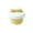 Yellow, variant on Sruoe Bow Decor Cotton Rope Covered Storage Bin Two Tone Woven Holiday Sweets Caddy for Desktop Household Stuff