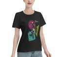 thumbnail image 2 of T-Shirt Basique à Manches Courtes pour Femmes Style de Rue Demon Slayer, 2 of 6