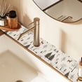 thumbnail image 2 of Yayeee Faucet Mat for Kitchen Sink 30" Diatomite Long Splash Guard Pad, Beige Christmas Forest, 2 of 7