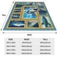 thumbnail image 2 of Shark Blanket for Baby Boy Girl, Soft Fleece Throw Blanket for Couch Bed, Shark Gifts for Shark Lovers, Cozy Lightweight Blanket Toddler Kids Adults, 50×60 Inch, 2 of 6