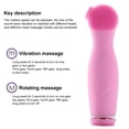 thumbnail image 3 of Cepillo De Limpieza Facial Giratorio De 360° Recargable Por Usb Y Cepillo De Vibración Sónica Viene Con Limpieza Facial Limpieza Profunda Exfoliación Suave Cepillo De Limpieza Facial Eléctrico Inevent CE007635-04, 3 of 6