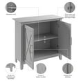 thumbnail image 4 of Key West Small Storage Cabinet with Doors in Cape Cod Gray - Engineered Wood, 4 of 6