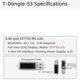 thumbnail image 3 of T-Display Nerdminer T-Dongle-S3 with LCD Bitcoin Hashrate 70KH/S 16M Flash Support WiFi Bluetooth TFCard USB with LCD, 3 of 5