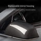 thumbnail image 5 of Car Rearview Mirror Cover Carbon Fiber for Tesla Model 3 2017-2024, 5 of 5