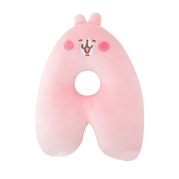 Peluche rosa con la letra A de Kanahei, 60 cm, color rosa