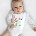thumbnail image 4 of I Love My Nana Bodysuit Baby Long Sleeve Bring Home Baby Boy Outfit Newborn White Baby Onesie 3-6 Months Unisex, 4 of 5