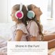 thumbnail image 5 of Puro Sound Labs BT2200s Plus Volumen limitado Auriculares Bluetooth para niños (rosa), 5 of 5