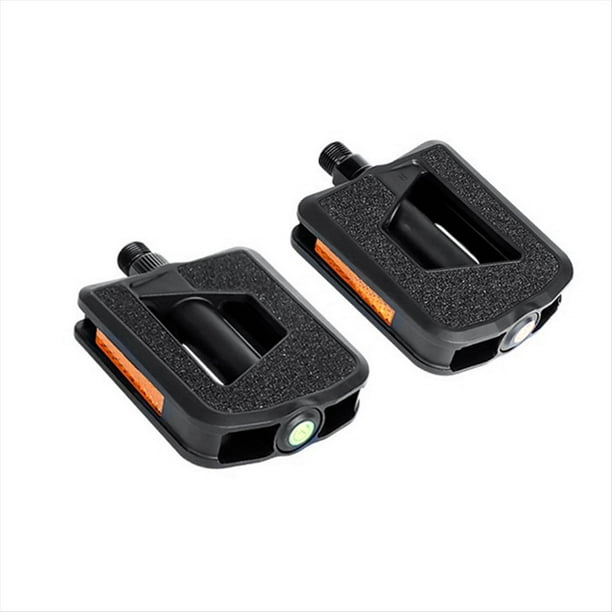 Pedales de Bicicleta de Carretera con Reflector, Pedales de Plataforma Universales para Bicicleta Eléctrica, Compatibles con la Mayoría de las Bicicletas.