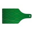 thumbnail image 2 of Green Cutting Board, Vector Illustration Seamless Pattern of Foliage Botanical Details Pattern, Decorative Tempered Glass Cutting and Serving Board, Wine Bottle Shape, Forest Green, by Ambesonne, 2 of 5