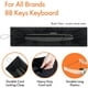 thumbnail image 2 of 2 fundas antipolvo para teclado de piano, 88 teclas, funda a prueba de suciedad para teclado de música de piano, funda elástica para teclado electrónico, funda para teclado electrónico, colo, 2 of 5
