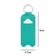 thumbnail image 5 of Bolsa de almacenamiento de lápiz labial, pequeña bolsa portátil para bálsamo labial con llavero, práctico estuche de transporte para lápiz labial para exteriores., 5 of 7