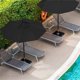 thumbnail image 5 of Replacement parasol cover, 6 ribs, 3 meters, waterproof, UV resistant, replacement fabric, black, 5 of 5