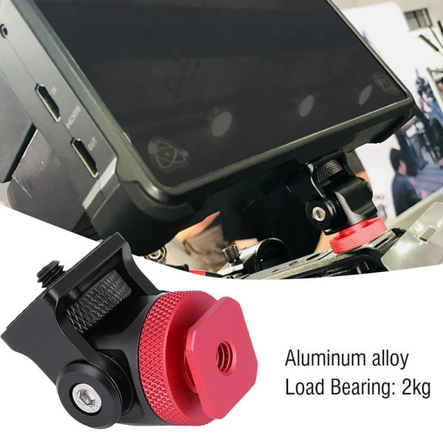 Hot Shoe Holder, Lightweight Durability Mini Size Rust Resistance High Strength Flash Hot Shoe Adapter for Camera