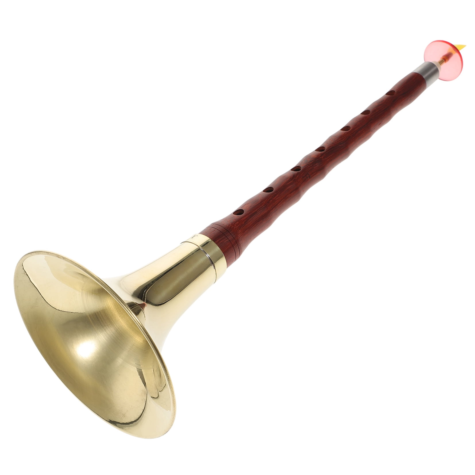 BESTYASH Handmade Rosewood Chinese Trumpet Musical Instrument Set with Assorted Colors for Traditional Music