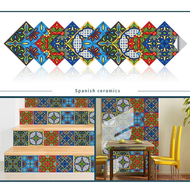 Azulejos De Cocina 3D Pegatinas De Azulejos Duros De Cristal Engrosado A Prueba De Agua Pegatinas De Gabinete Autoadhesivas A Prueba De Aceite Para Refrigerador Cocina Baño matsuzay HA040376-13