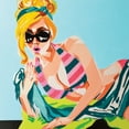 thumbnail image 2 of "Beach Babe" Painting Print on Wrapped Canvas, 2 of 7