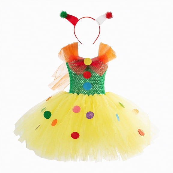 JUMEYU Girls Formal Dress Toddler Girls Sequin Dress A-Line Sparkly Sleeveless Wedding Gown Party Dresses for Girls 2T 3T (Yellow,2-3 Years)