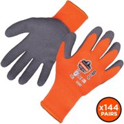 ProFlex 17895 Coated Lightweight Winter Work Gloves, Orange - Extra Large