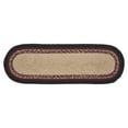 thumbnail image 5 of VHC Brands Braided Cotton Table Runner 8x24, Cotton Dining Room, Kitchen Table Runner, Jute Style, Farmhouse, Stenciled, Connell Collection, Rectangle 8x24, Stars, Burgundy, 5 of 5