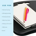 thumbnail image 3 of LapGear Lap Desk, Fits 15.6" Laptop, Black, 3 of 7