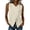 Beige, variant on Women's Cotton and Linen Vest Side Tie Sleeveless V-Neck Wrap Tank Tops Dressy Work Office Business Casual Going Out Tops
