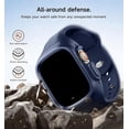 thumbnail image 4 of SURITCH Sport Band with Case for Apple Watch Ultra 3&2&1 49mm, Soft Silicone Shockproof Protective, Blue, 4 of 11