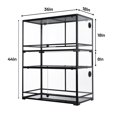 thumbnail image 2 of GUZZLO 2-Layer 40 Gallon Full Tempered Glass Reptile Terrarium, Easy Assembly, 2 of 7