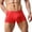 Red, variant on Male Casual Breathable Underwear Pant Cotton Belt Print Knickers Comfortable Boxer