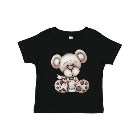 

Inktastic Teddy Bear with Cookie Gift Toddler Boy Girl T-Shirt