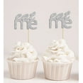 thumbnail image 1 of Darling Souvenir, Eat Me Wedding Cupcake Toppers , Baby Shower Party Dessert Decorations Picks - Pack Of 20, 1 of 1