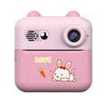 thumbnail image 3 of For 1080P  Print Camera Portable Mini Photo Printer for Children with 1200W Camera 2.4'' Screen with 1 Print Paper Roll Suitable for Journal Notes Memo Birthday Gift Girls, 3 of 7