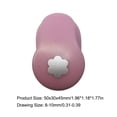 thumbnail image 4 of Hole Puncher Cards Labor-saving Photo Album Handmade Decoration Tool Accessories Easy and Fast Manual Tools Consistent Design six plum blossoms, 4 of 6