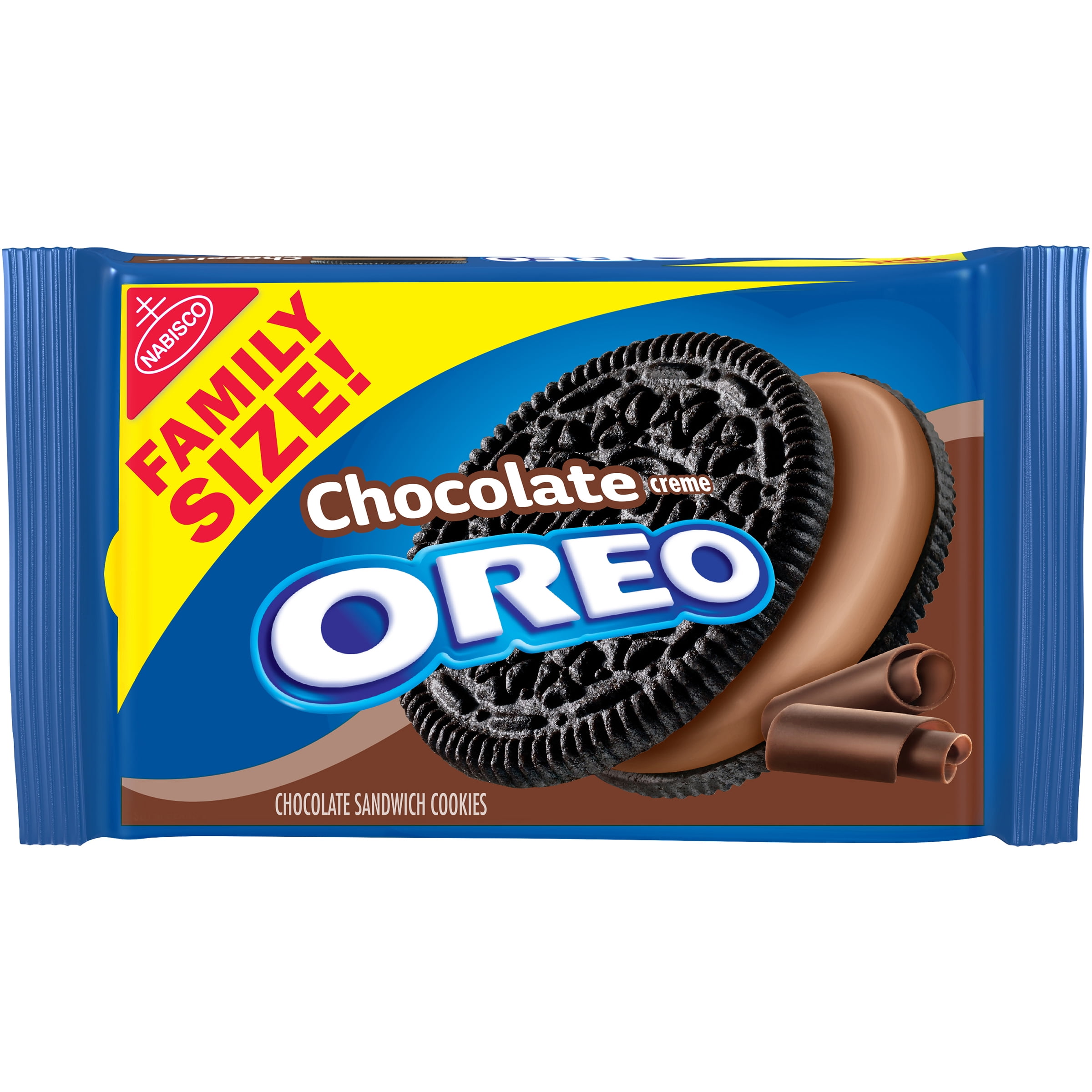 OREO Chocolate Sandwich Cookies, Chocolate Flavored Creme, 1 Resealable