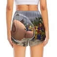 thumbnail image 2 of Lsque Pikmin Printed Women's Running Shorts with Liner Pockets,Elastic Quick Dry Workout Athletic Gym Yoga Shorts,Womens High Waist Shorts-Small, 2 of 9