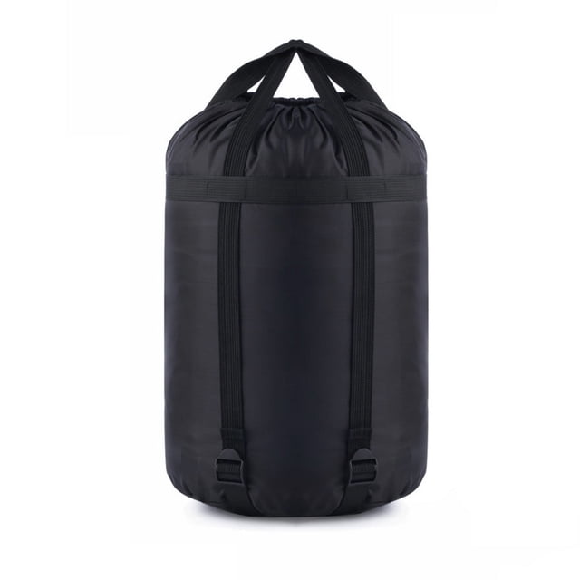 GOGHOST Compression Stuff Sack for Sleeping Bag Accessories,20L/45L Lightweight compression bag Great for Backpacking, Hiking and Camping,210T Tear Resistant Polyester,Black,20L
