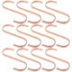 thumbnail image 5 of Tiny S Hooks Practical Design Metal Hanging Hooks for Home Organization Rose Gold 12Pcs, 5 of 5
