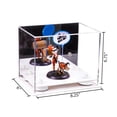 thumbnail image 2 of Versatile Acrylic Display Case - Small Rectangle Box with Mirror, White Risers and White Base 8.25" x 6" x 6.75" (A003-WR), 2 of 5