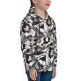 thumbnail image 3 of Fotbe Lilies Flowers Pattern Youth Pullover Hooded Sweatshirt, Boys Hoodie, Kangaroo Pocket Hoodie for Kids Girls -X-Large, 3 of 6